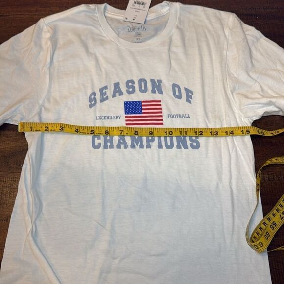 NWT- season of champions – football – women’s T-shirt – size x-small - Picture 6 of 6